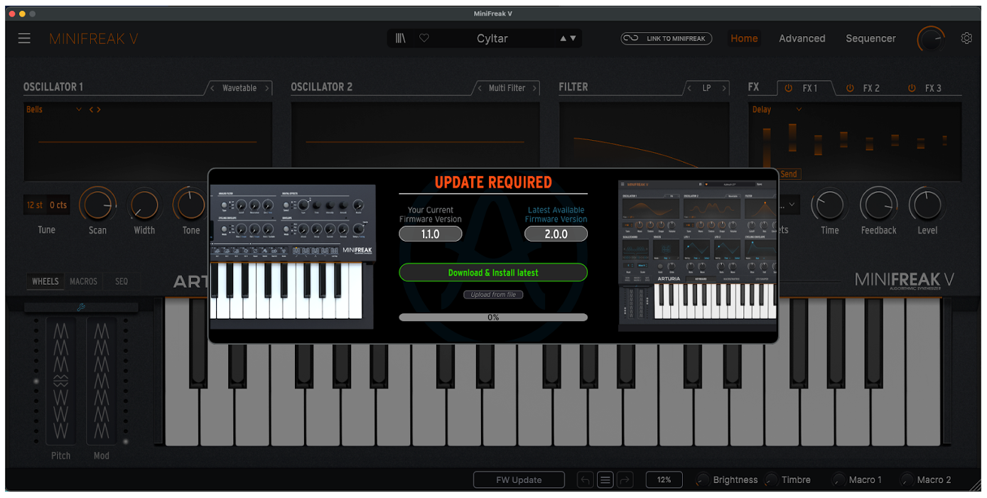 MiniFreak - Firmware update – Arturia FAQ