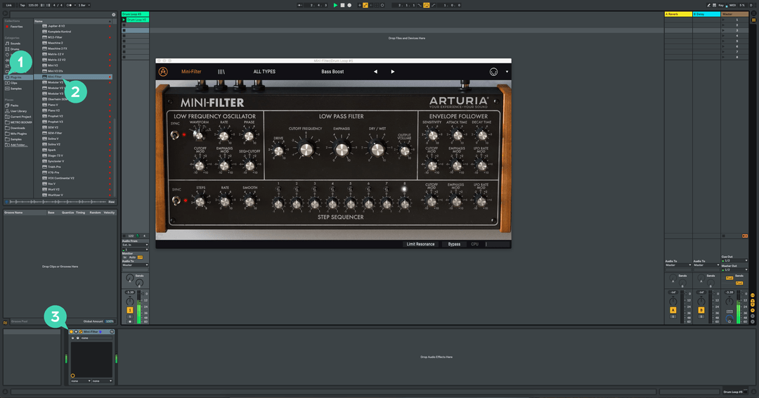 live10 insert a virtual effect