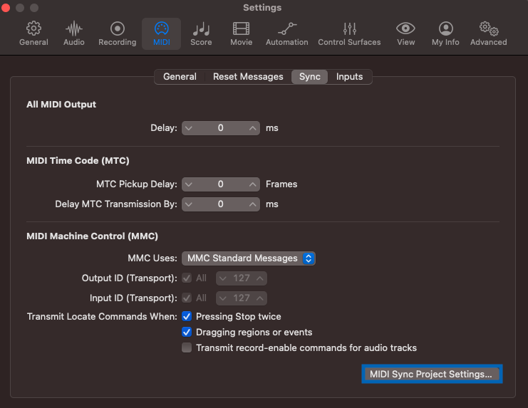 Logic Pro - Midi Sync menu.png