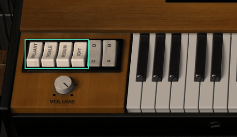 clavinet no sound tone off