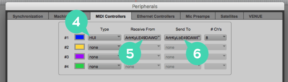 pro tools HUI