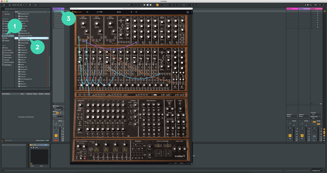 live10 insert a virtual effect