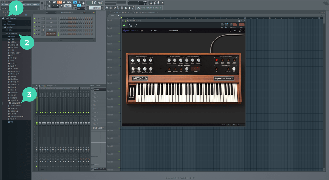 flstudio insert virtual effect
