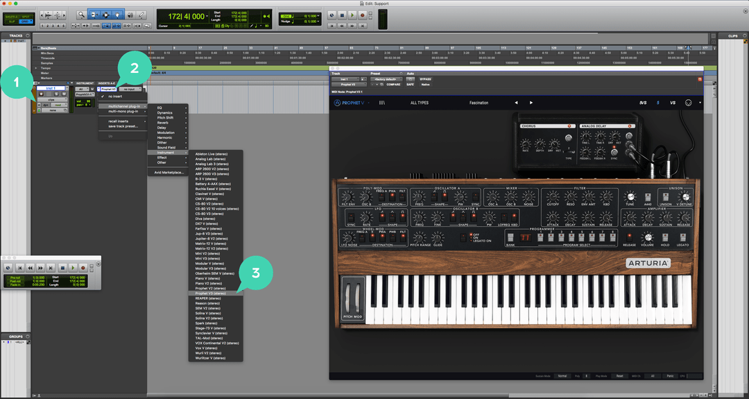 protools insert virtual effect