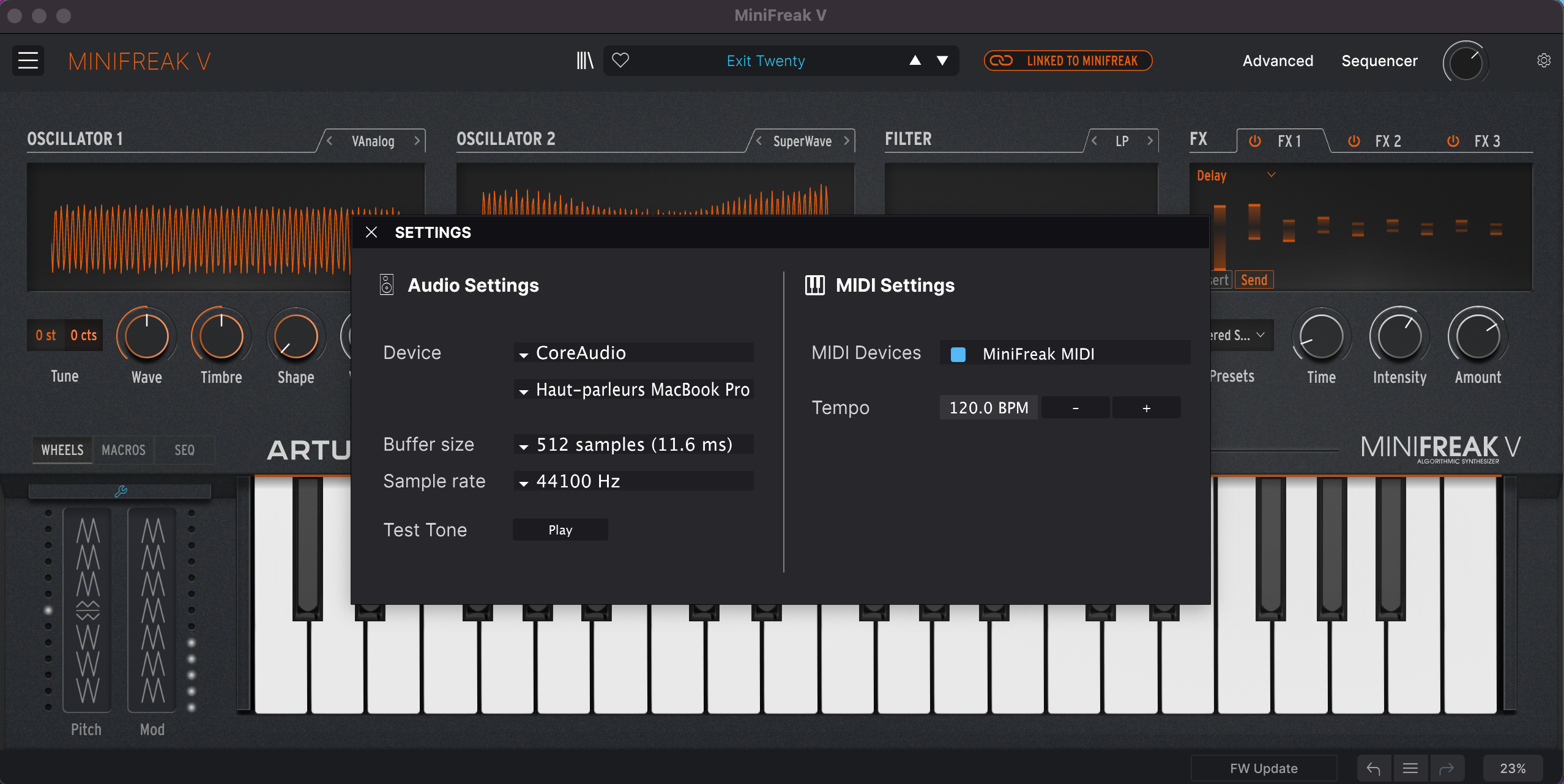 MiniFreak V - Connect your MiniFreak – Arturia FAQ