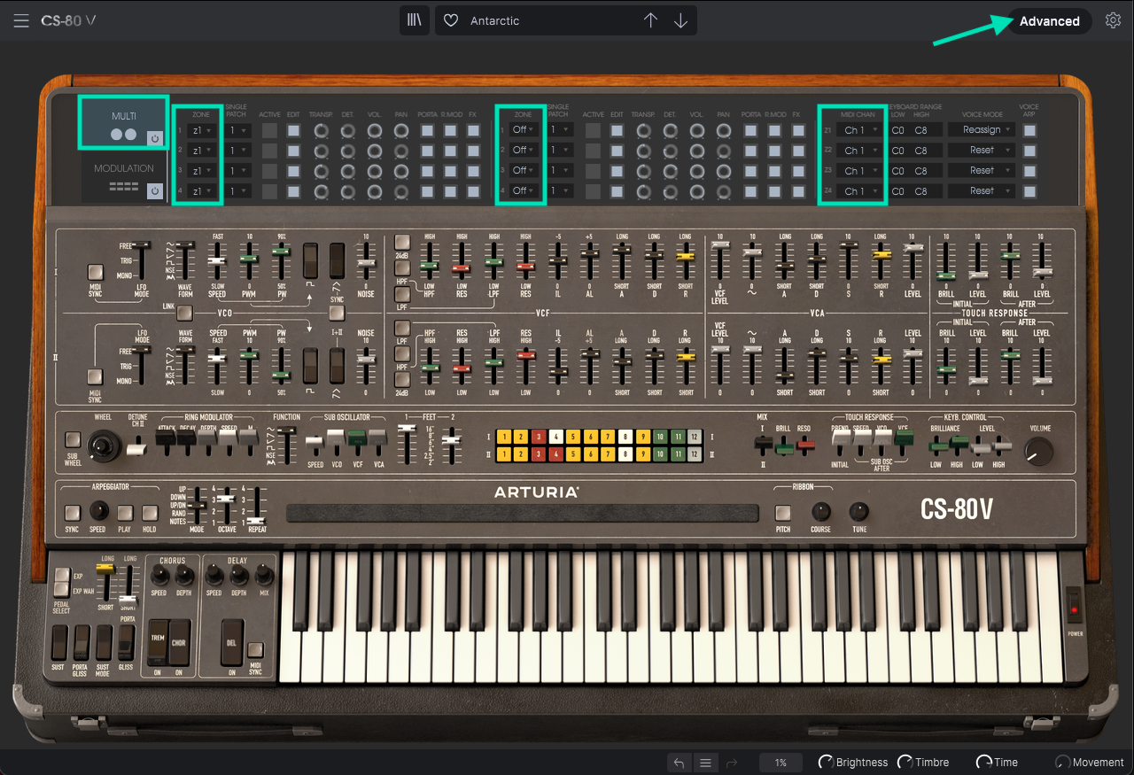 CS-80 V - No Sound – Arturia FAQ