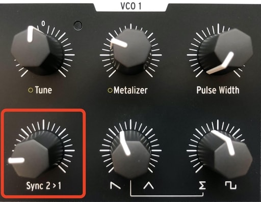 image: 5 sync knob