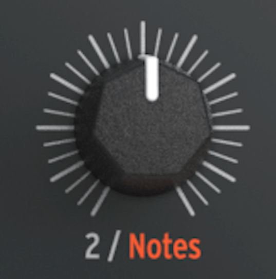 notes knob